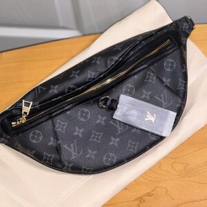 Black Monogram Men's Bag